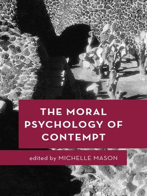 cover image of The Moral Psychology of Contempt